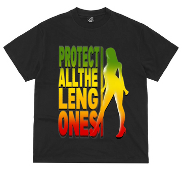 PROTECT ALL LENG ONES TEE BLACK